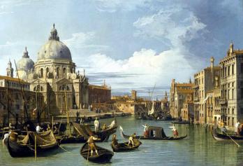 Canaletto. L’entrée du Grand Canal, Venise (v. 1730)