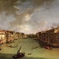Canaletto. Le Grand Canal vu du Campo San Vio (1723)