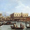 Canaletto. Retour du Bucentaure au môle le jour de l’Ascension, 1732