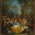 Carle Van Loo. Un déjeuner de chasse (1737)