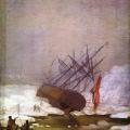 Caspar David Friedrich. Épave dans la mer de glace (1798)