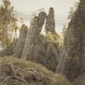 Caspar David Friedrich. Les portes rocheuses de Neurathen (1826-28)