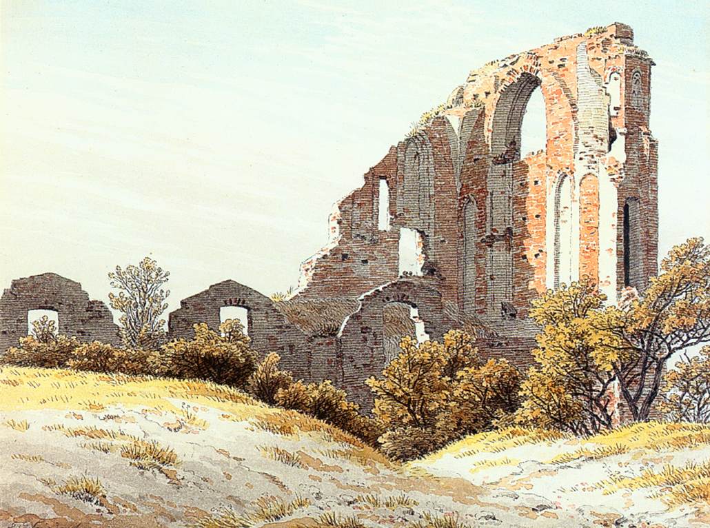 Ca s'est passé en septembre ! Caspar-david-friedrich-les-ruines-d-eldena-1825