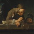 Chardin. La Bulle de savon (1734)