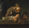 Chardin. La Bulle de savon (1734)