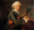 Chardin. Portrait de Charles Godefroy dit Le jeune homme au violon (1738)