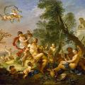 Charles Joseph Natoire. Bacchanale (v. 1747)