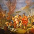 Charles Joseph Natoire. L'arrivée de Cléopâtre à Tarse (1756)