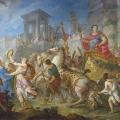 Charles Joseph Natoire. L'entrée de Marc-Antoine à Ephèse (1741)
