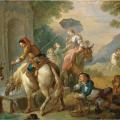 Charles Joseph Natoire. Le repos près d’une fontaine (v. 1737)
