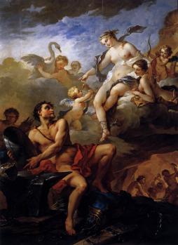 Charles Joseph Natoire. Vénus demande à Vulcain des armes pour son fils Enée (1734)