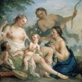 Charles Joseph Natoire. Vénus et Cupidon (1745)