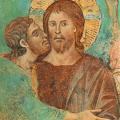 Cimabue. La capture du christ, détail (1280-83)