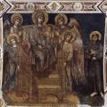 Cimabue. Vierge à l’Enfant avec saint François et quatre anges (1278-80)