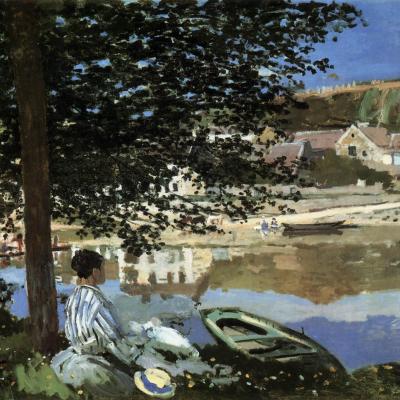 Claude Monet. Au  bord de l’eau à Bennecourt (1868)