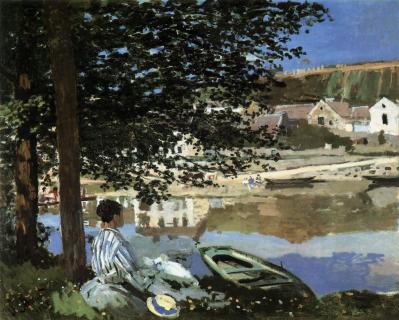 Claude Monet. Au  bord de l’eau à Bennecourt (1868)