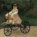 Claude Monet. Jean Monet sur son cheval mécanique (1872)