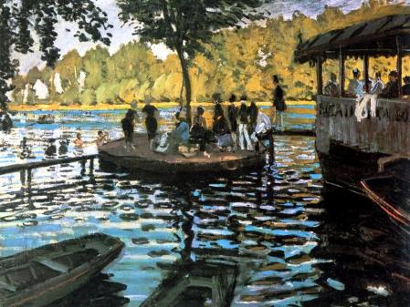 Claude Monet. La Grenouillère (1869)