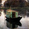 Claude Monet. Le bateau-atelier (1874)