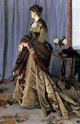 Claude Monet. Portrait de Madame Gaudibert (1868)