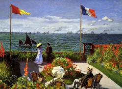 Claude Monet. Terrasse à Sainte-Adresse (1867)
