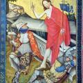 Conrad von Soest. Retable de Bad Wildungen, la Résurrection (1403)