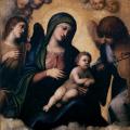 Corrège. Vierge à l'Enfant et deux musiciens (v. 1510)