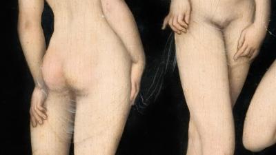 Cranach l’Ancien. Les Trois Grâces, détail