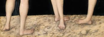 Cranach l'Ancien. Les Trois Grâces, détail