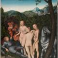 Cranach l'Ancien. Le jugement de Pâris (1527)