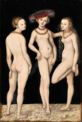 Cranach l'Ancien. Les trois Grâces (1531)