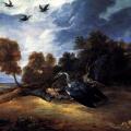 David Teniers le Jeune. Chasse au héron (1652-56)