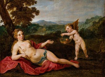 Agenda artistique... David-teniers-le-jeune-venus-et-cupidon-1655