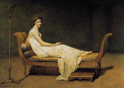 Jacques-Louis David. Madame Récamier (1800)