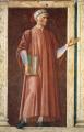 Del Castagno. Hommes et femmes illustres. Dante Alighieri (1450)
