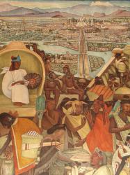 Diego Rivera. L'histoire du Mexique, détail 1 (1929-51)