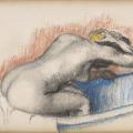 Edgar Degas. Femme se lavant dans sa baignoire (v. 1892)