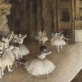 Edgar Degas. Répétition d'un ballet sur la scène (1874)