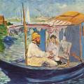 Edouard Manet. Claude Monet peignant dans son atelier (1874)