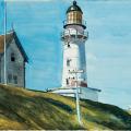 Edward Hopper. Light at Two Lights (1927)