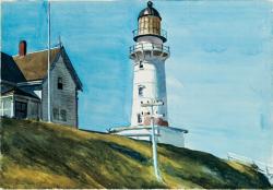 Edward Hopper. Light at Two Lights (1927)