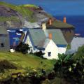 Edward Hopper. Monhegan Houses, Maine (1916-19)