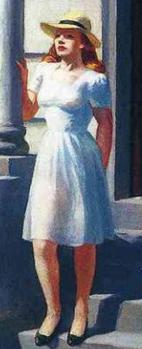 Edward Hopper. Summertime, détail