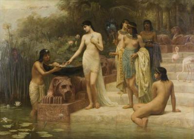 Edwin Long. La fille du pharaon (v. 1886)