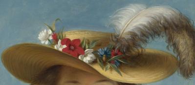 Elisabeth Vigée-Le Brun. Autoportrait au Chapeau de Paille, détail