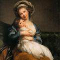 Elisabeth Vigée Le Brun. Madame Vigée Le Brun et sa fille Julie (1786)