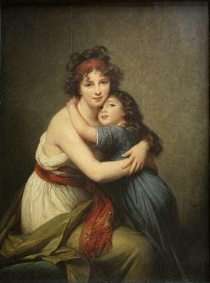 Elisabeth Vigée Le Brun. Madame Vigée Le Brun et sa fille Julie (1789)