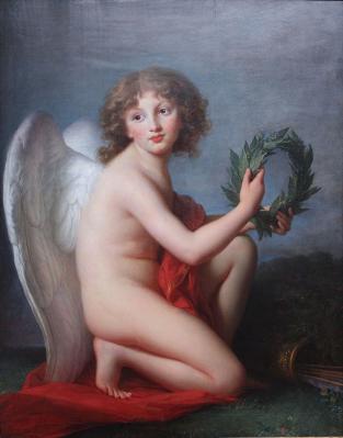 Élisabeth Vigée Le Brun. Le prince Henryk Lubomirski en Amour de la gloire (1787-88)