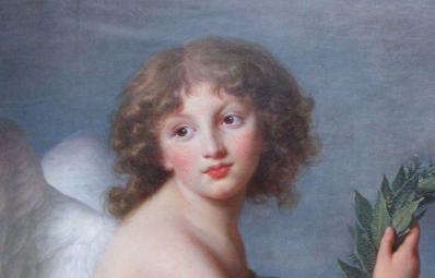 Élisabeth Vigée Le Brun. Prince Henryk Lubomirski en Amour de la gloire, détail