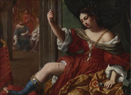 Elisabetta Sirani. Portia se blessant à la cuisse (1664)